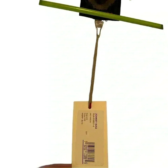 Johnny Was Women's Beige Fringed Poncho Viscose One Size Lightweight Layer - Picture 4 of 11